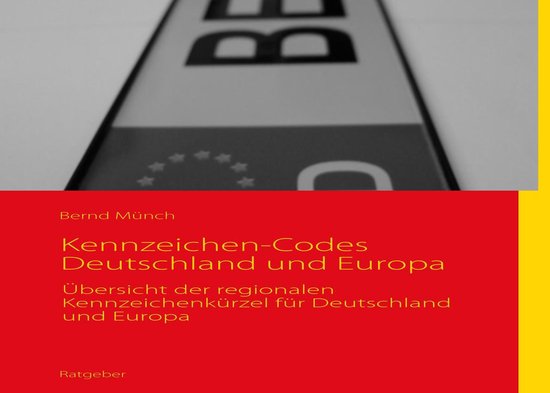 Autokennzeichen-Codes Deutschland und Europa - cover