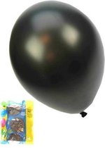 Kwaliteitsballon metallic zwart
