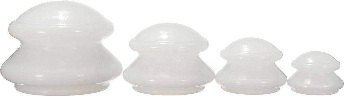 Goedkoopste DW4Trading® Anti cellulite cups set van 4 wit