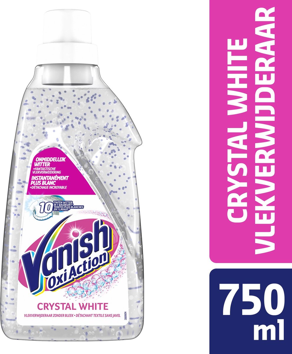 Boîte En Plastique De Vanish Oxi Action Crystal White Gel 3L. Il
