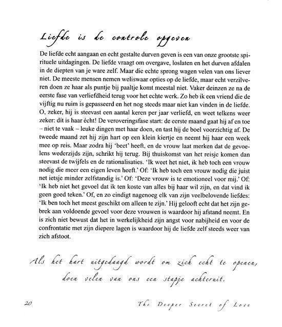 The Deeper Secret of Love