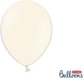 """Strong Ballonnen 30cm, Pastel licht creme (1 zakje met 100 stuks)"""