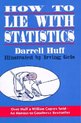 Boek 'How To Lie With Statistics' van Darrell Huff, met illustraties van Irving Gels. Een bestseller.