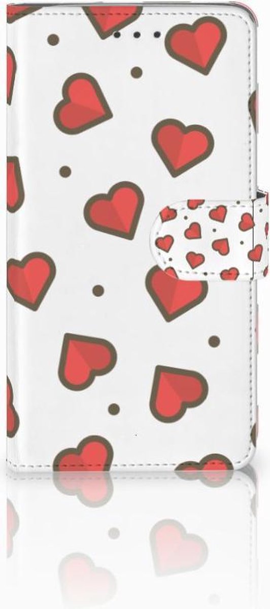 Samsung Galaxy J7 2016 Telefoon Hoesje Hearts