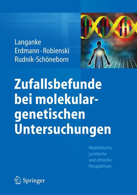 Zufallsbefunde bei molekulargenetischen Untersuchungen - cover
