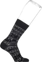 Bonnie Doon - Heren - Brillante Sock - Zwart - maat 0-3 maanden (2 paar)