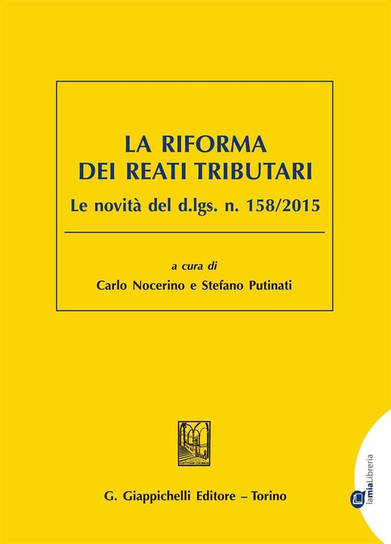 La riforma dei reati tributari - cover