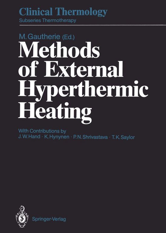 Thermotherapy - Methods of External Hyperthermic Heating - cover