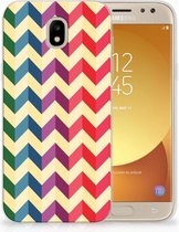 Coque pour Samsung Galaxy J5 2017 TPU Silicone Etui Zigzag Couleur
