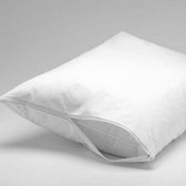 Boxspring Company - Taie d' Kussensloop - Taie d'oreiller imperméable en molleton PU avec fermeture éclair (1 pièce) - 60x70