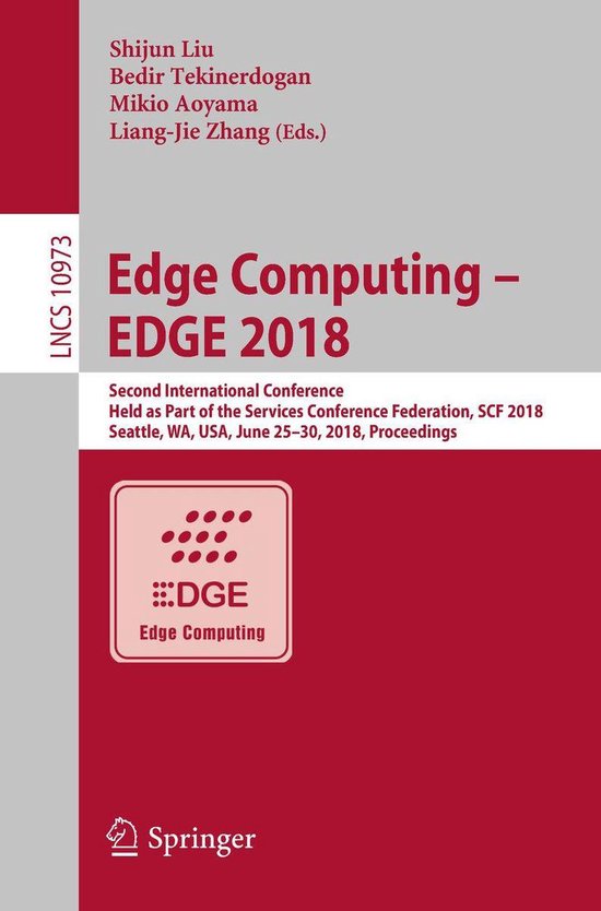 Computer Science (R0) - Edge Computing – EDGE 2018 - cover