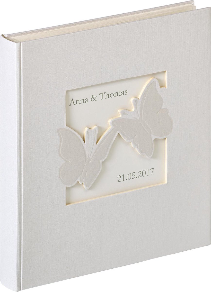 Walther UH-201 Farfalla - Trouwalbum - Formaat 28x30,5 cm - Parelmoer