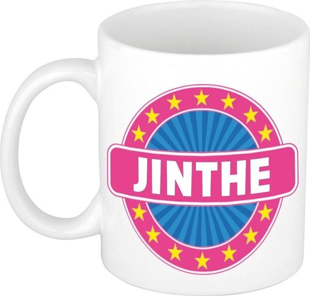 Jinthe naam koffie mok / beker 300 ml - namen mokken