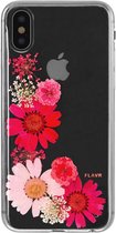 FLAVR iPlate Echte Bloem Sofia iPhone X XS hoesje - Flower Case