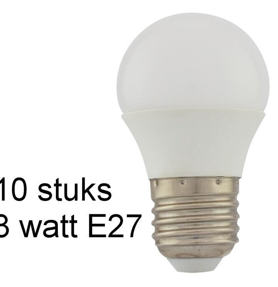 Bestuiver calorie Motivatie 10 stuks 3 watt led lamp - E27 - Warm-wit (2800K) - 255 lumen | bol.com
