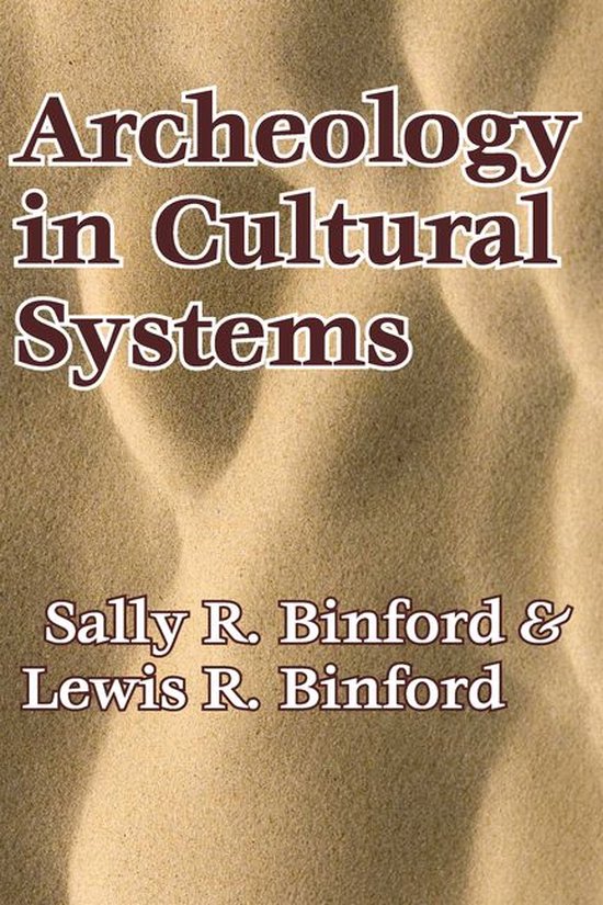 Archeology in Cultural Systems - cover