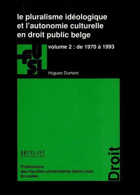 Collection générale - Le pluralisme idéologique et l’au ... - cover