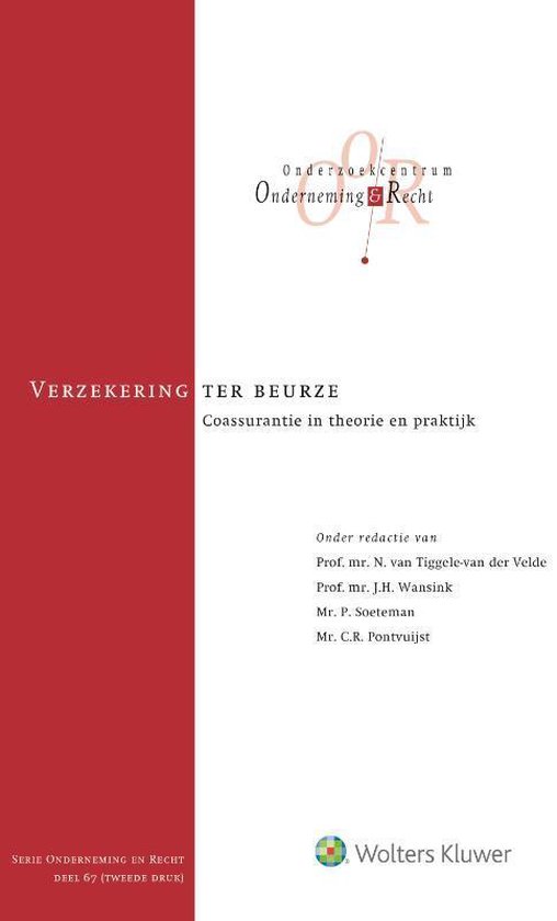 Onderneming en recht - Verzekering ter beurze - cover