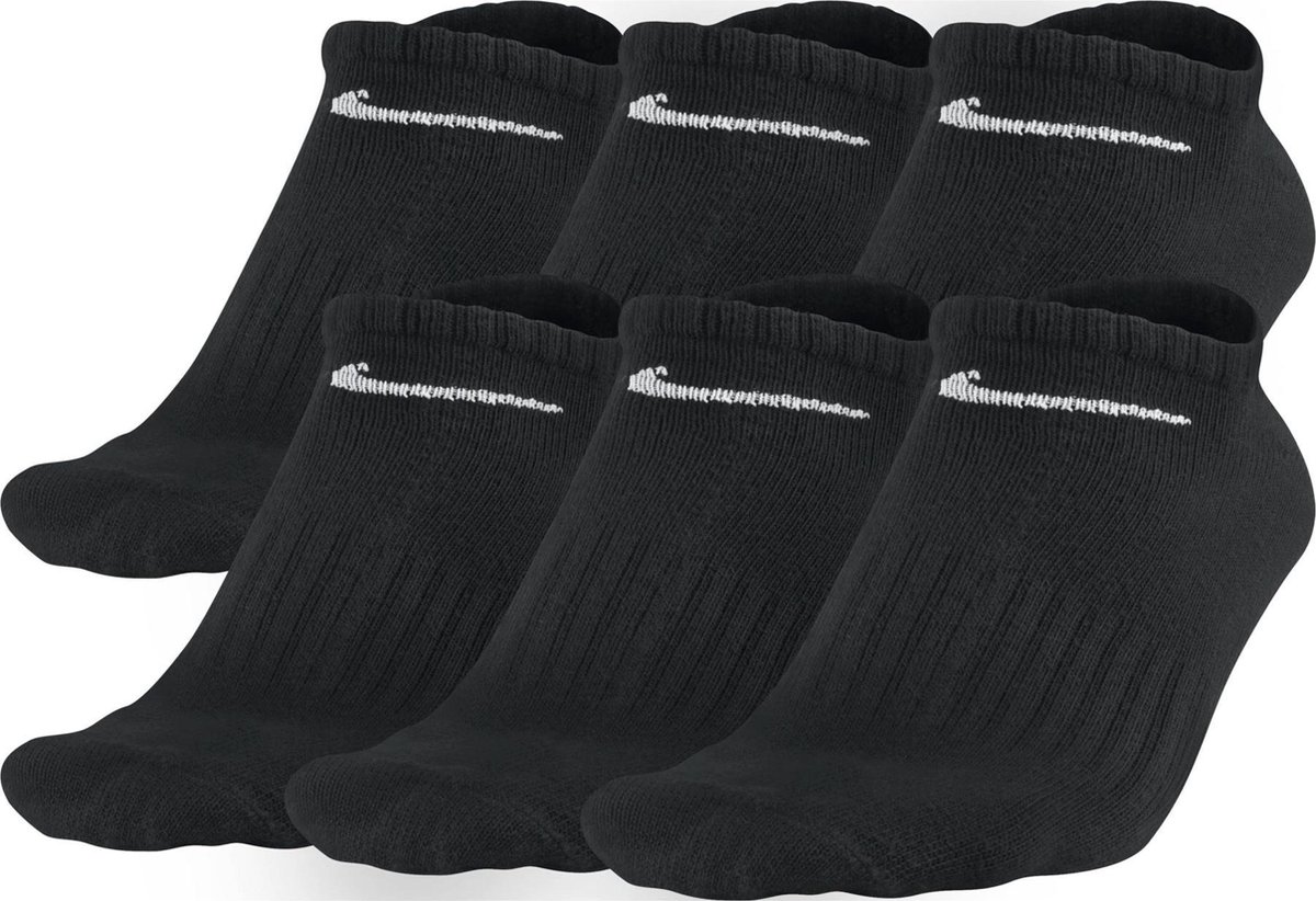 Nike Cotton Non-Cushion No Show Enkelsokken Sportsokken - Maat 38-41 -  Unisex - zwart | bol.com
