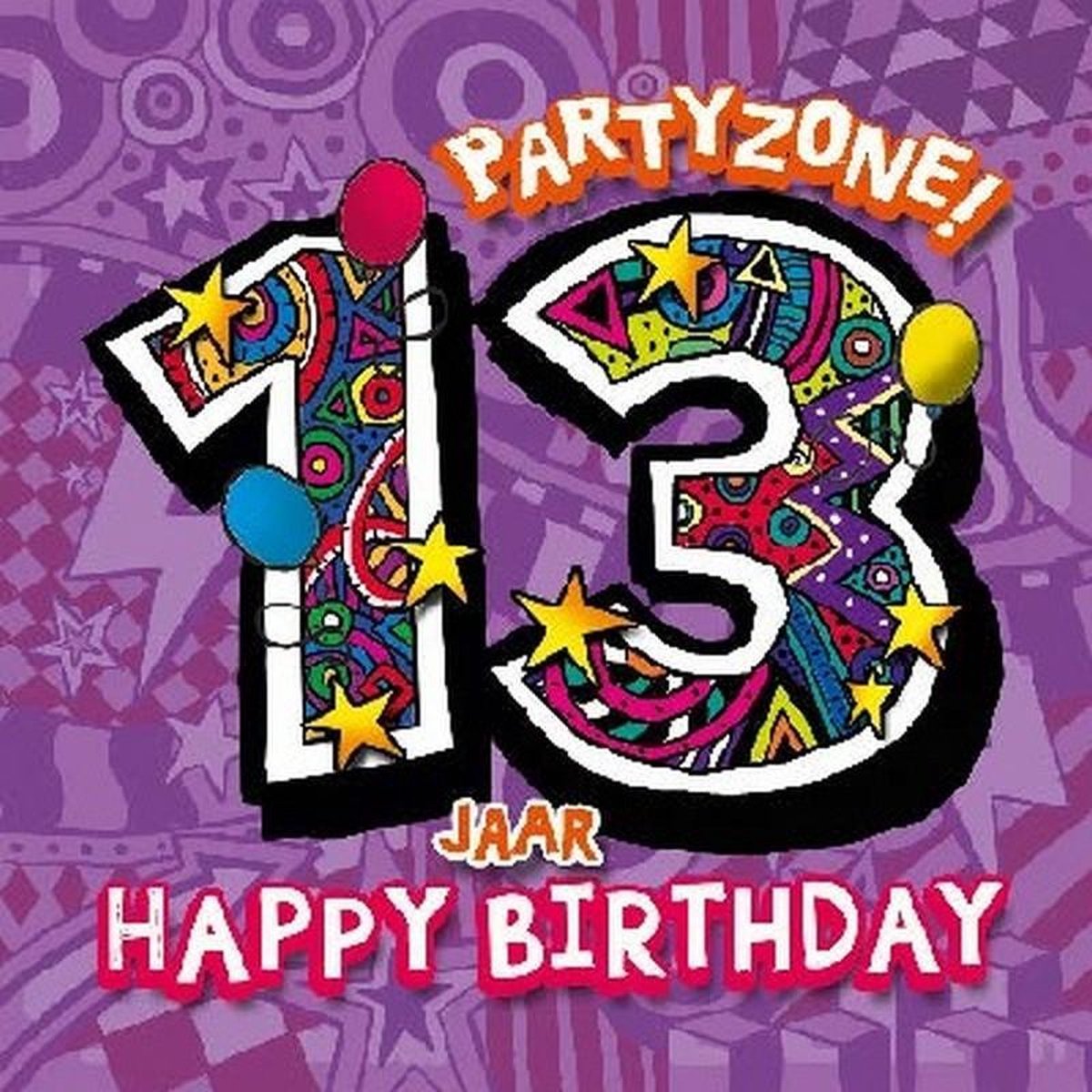 Verjaardagskaart 3D 13 Jaar | Bol.Com