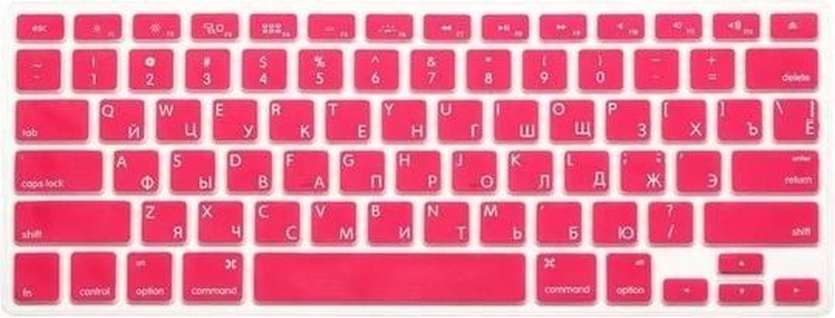 Siliconen Toetsenbord bescherming voor Macbook Air Pro US-versie (tm 2017) Roze