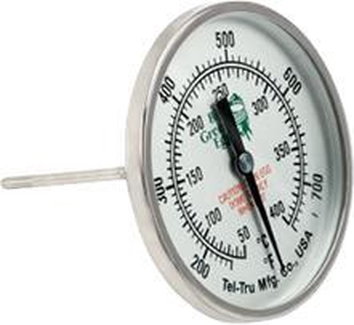 Tel-Tru Temperature Gauge Big Green Egg - 8 cm