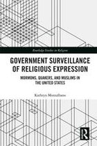 Routledge Studies in Religion - Government Surveillance of Religious Expression