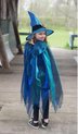 Afbeelding van het spelletje Great Pretenders - Blauwe Heksencape met Hoed (4-6 jaar)