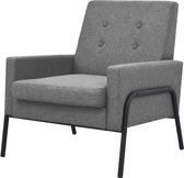 Luxe Fauteuil LichtGrijs / Loungestoel / Lounge stoel / Relax stoel / Chill stoel / Lounge Bankje / Lounge Fauteil / Cocktail stoel