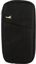 Reisportemonnee - Travel Wallet - Paspoorthouder - Reisdocumenten – Zwart