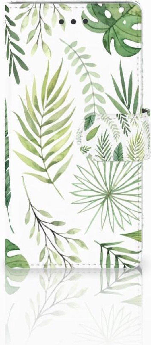 Boekhoesje voor Huawei Ascend P8 Lite Hoesje Leaves