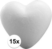 15 stuks Piepschuim harten 9 cm - Styropor vormen