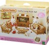 foto van Sylvanian Families  5339 woonkamerset- poppenhuismeubel- 20 onderdelen- 2 dessins voor meubels