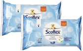 Scottex Toiletpapier vochtig Fresh 112 doekjes (2x56)