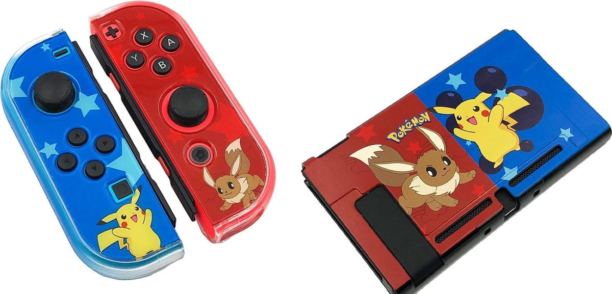 Nintendo Switch Cover Pokemon Pikachu&Eevee
