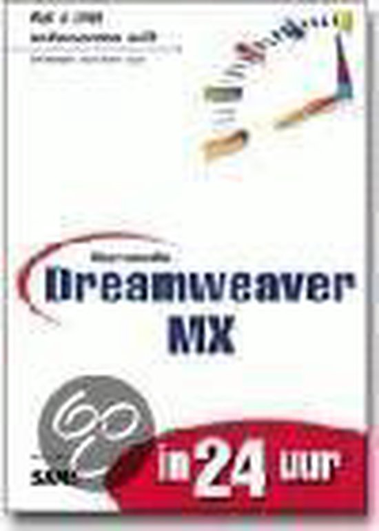 Cover van het boek 'Macromedia Dreamweaver MX in 24 uur'
