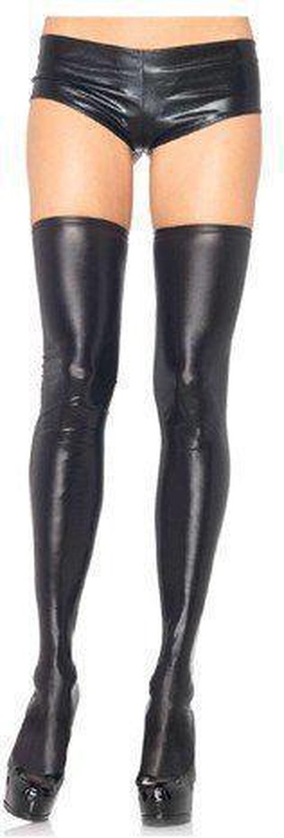 Goedkoopste Wet Look Thigh Highs