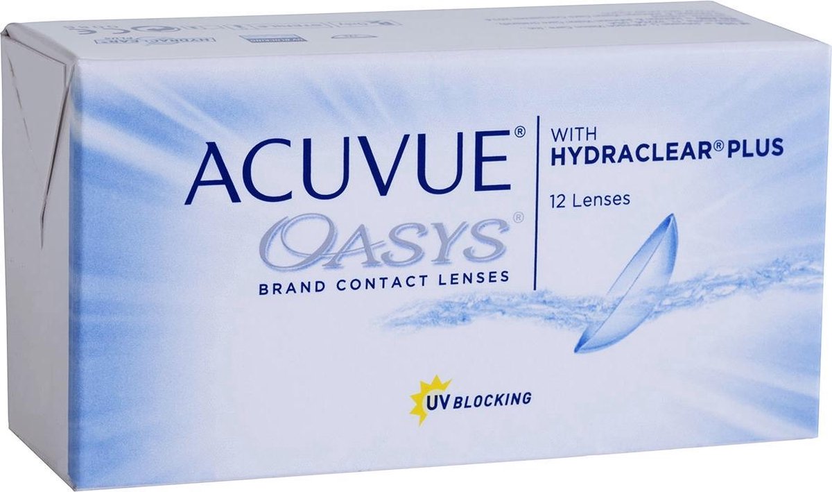 -0.75 - ACUVUE® OASYS with HYDRACLEAR® PLUS - 12 pack - Weeklenzen - BC 8.40 - Contactlenzen - Acuvue