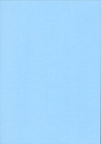 Gekleurd papier - Licht blauw - 220 gram - 3 x 6 vel - A4 - 21 x 29,7 cm