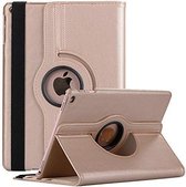 Tablethoes Geschikt voor: Apple iPad Pro 11 Draaibaar Hoesje 360 Rotating Multi stand Case - Goud