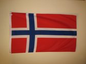 Noorse vlag van Noorwegen 90 x 150 cm