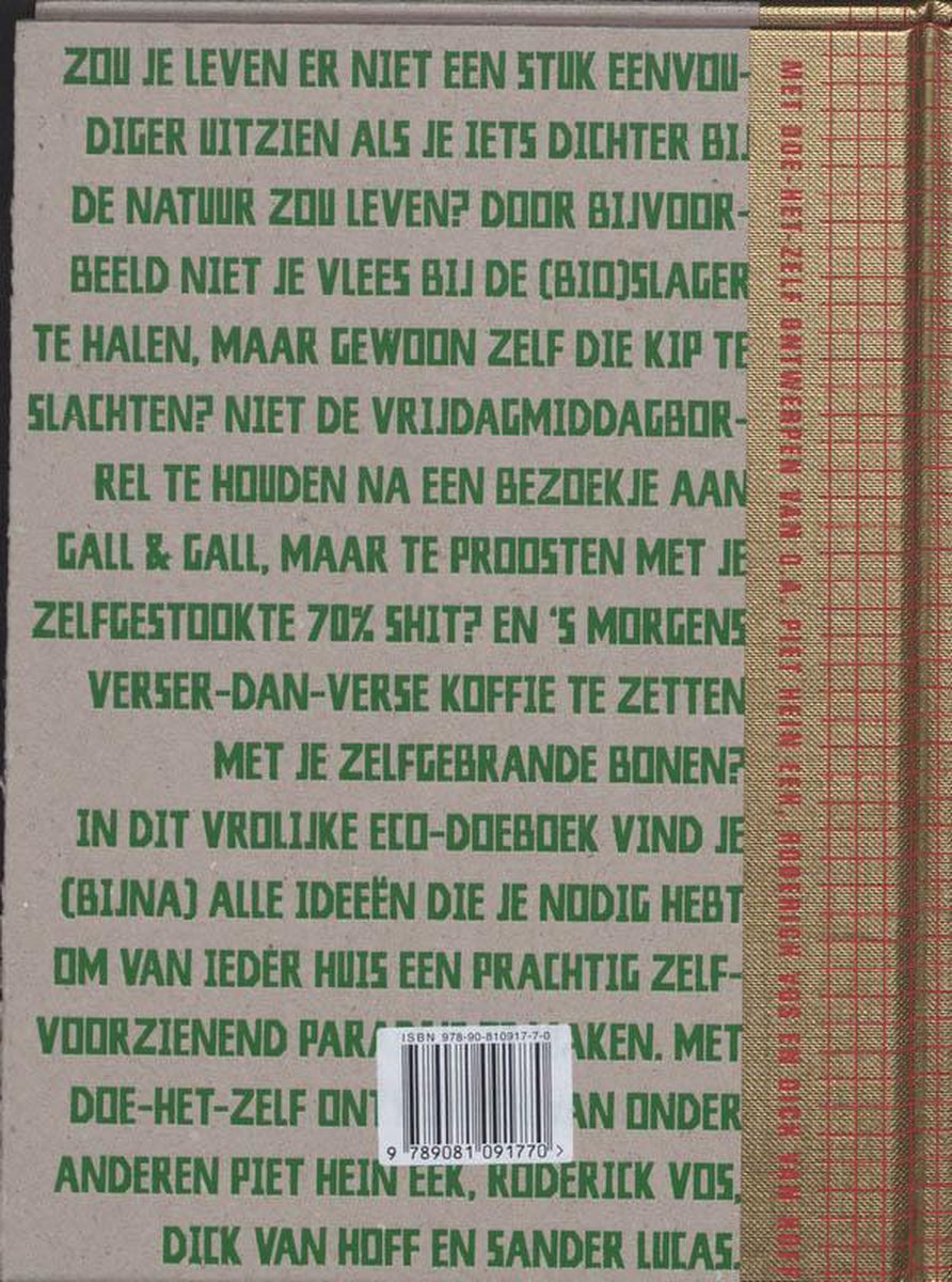 Fred & Wilma In De Vinexwijk - back cover