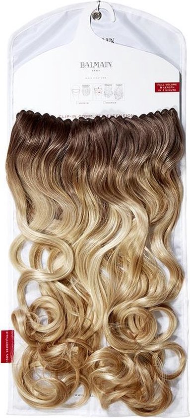 een miljoen Ontoegankelijk wortel Balmain Clip-In 60 cm. Complete Hairextensions Memory®hair, kleur  STOCKHOLM, licht blond. | bol.com