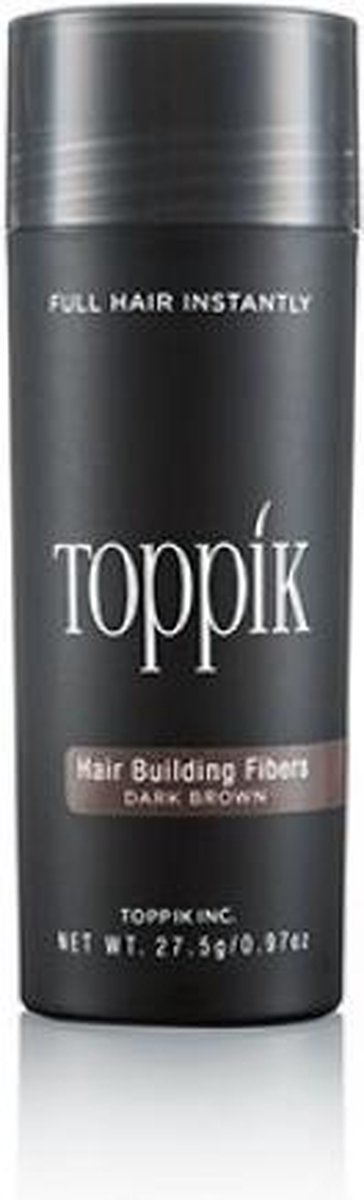 Toppik Hair Building Fibers - donkerbruin 27.5 gram