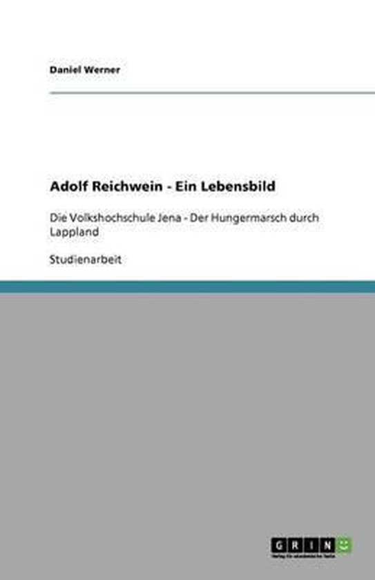 Adolf Reichwein - Ein Lebensbild - cover
