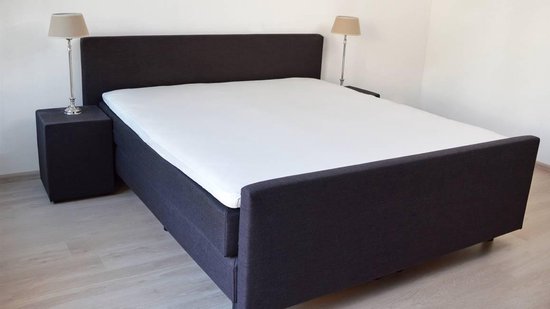 Snoozing - Flanelle - Topper - Hoeslaken - Lits jumeaux - 160x210 / 220 cm - Ivoire