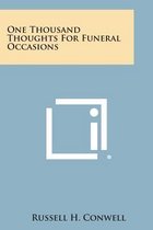 One Thousand Thoughts for Funeral Occasions