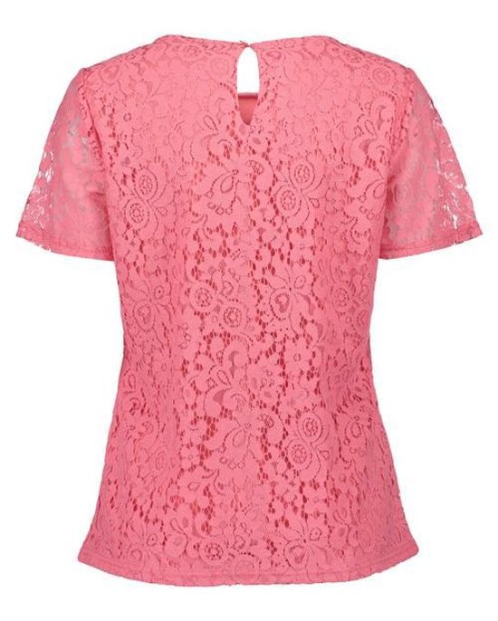 hardwerkend Dressoir radicaal Blue Seven dames shirt roze + kant - maat 42 | bol.com