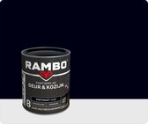 Rambo Deur & Kozijn Pantserlak - Hoogglans - Dekkend - Diepzwart - 750 ml