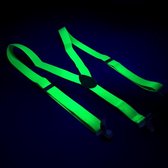 Bretels fluor groen - Suspenders neon green
